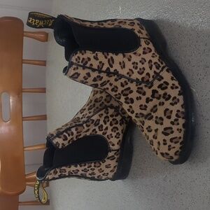 Dr Martens Flora Hair On Chelsea Boots